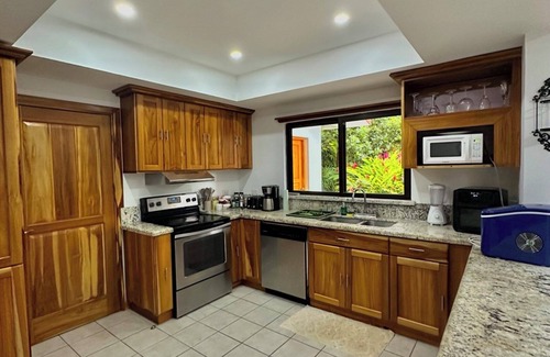 Playa Hermosa Casa | Renovated Large Oceanfront house, 5 bedrooms 4bath w/pool and tropical gardens
