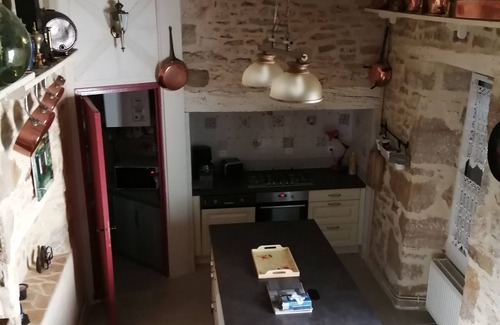 Assier Casa | Maison du quercy du15emes + souillarde sala abovedada piscina privada parque