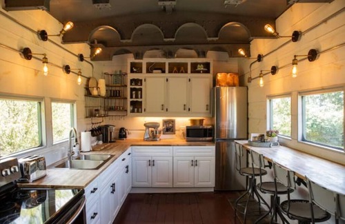 Maryville Casa | Renovated Train Car Tiny Home Near Smoky Mountains