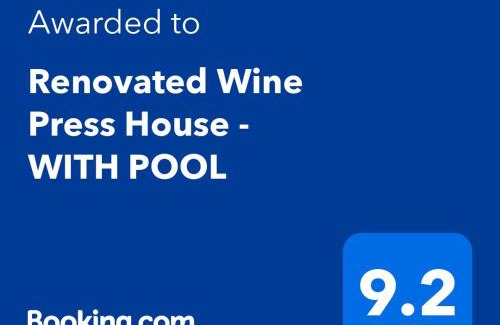Sao Pedro Casa | Renovated Wine Press House - WITH POOL