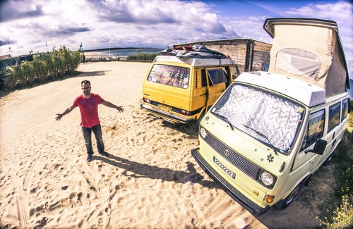 Le Grand-Village-Plage Casa | Rental Combi Vw vintage fitted out all comfort île Oléron au bord de l'eau 4 to 6