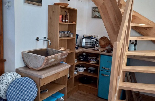 Laasow Apartamento | Alquiler-Estándar-Baño Privado-Vista al Jardín-Klinkerhaus Kuhstall