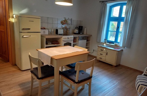 Laasow Apartamento | Alquiler-Estándar-Baño Privado-Vista al Jardín-Klinkerhaus Altenteil