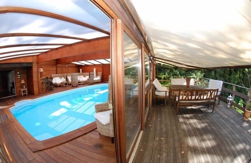 Montjoie-en-Couserans Casa | RESIDENCIA ARIEGEOISE A 5 MINUTOS DE SAINT GIRONS CON PISCINA Y SAUNA