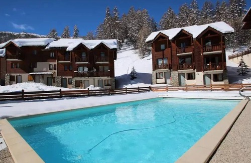 Puy-Saint-Vincent Chalet De Esquí | Residence Parc Aux Etoiles - PARK IN ETOILES -CH07- WITH PISCINE AND SAUNA-Chalet dup