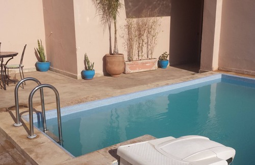Gueliz Apartamento | Residencia con piscina en la azotea, apartamento con terraza en el centro