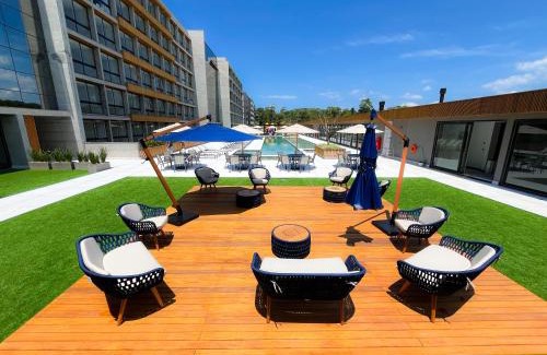 Xangri-La Apartamento | Resort com Piscina Aquecida e Garagem em Xangri-lá