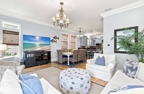 Santa Rosa Beach Casa | Resort Pool, Tram to Private Beach, 2 Living Rooms