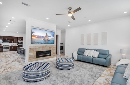 Miramar Beach Casa | Resort-Style Home! 18 Bedrooms! All Bathrooms En-Suite! Private Pool! Steps to the Gulf! Elevator!