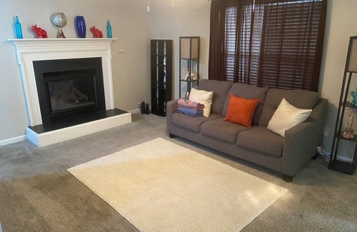 Spring Lake Casa | Rest Easy in a Cozy Full-Size Bed