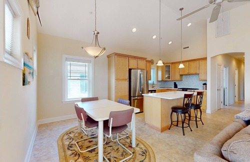 Montego Bay Casa | Restful getaway with pool, tennis, patio, fireplace, jetted tub, & central AC