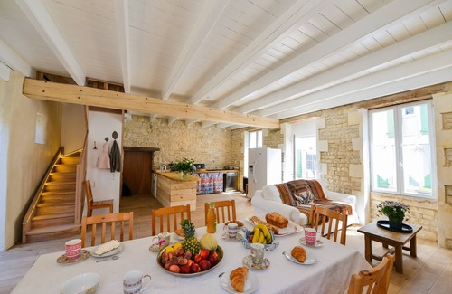Sainte-Marie-de-Re Cabaña | Restauradas viñedos bodega viejos y mar