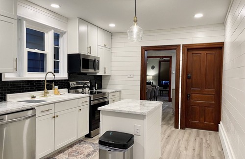 Pottsville Casa | Restored Pottsville Townhome - Centrally Located!