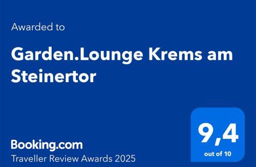 Krems an der Donau Apartamento | revLIVING Garden Lounge am Steinertor Parkplatz inklusive