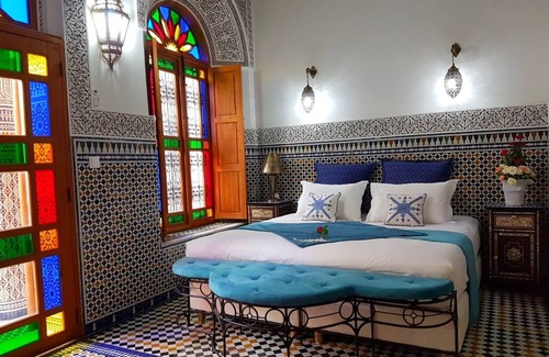 R'habet Zbib Casa | Riad Soleil D’Or se encuentra en el centro de la medina de Fez.