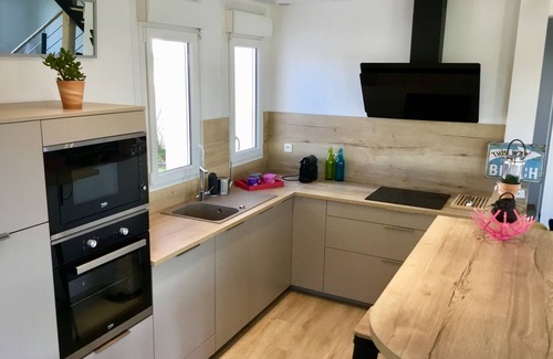 Kerroch Casa | Casa Riantec con vista al mar para 8 personas.
