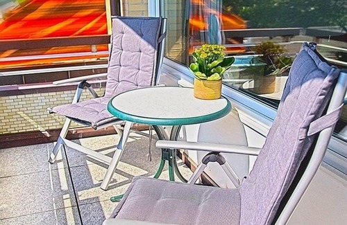 Busum Apartamento | 🚨 Justo en la playa de arena, balcón soleado, zona tranquila, WiFi 🚨