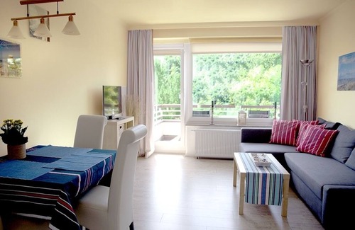 Busum Apartamento | 🚨 Justo en la playa de arena, balcón soleado, zona tranquila, WiFi 🚨