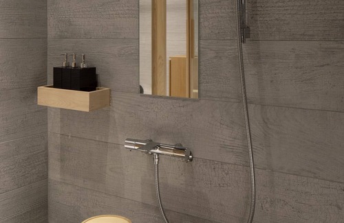 Sakyo Ward Apartamento | [Rin Yumezumi] An inn with a gorgeous cypress bath and footbath that can be rented out for 7 people/with parking, Wi-Fi, and audio!