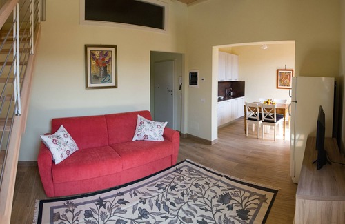 San Gimignano Apartamento | El balcón de Rina en San Gimignano