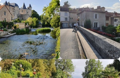 Taize-Aizie Casa | River Frontage House with Terrace + Large Garden + Boat