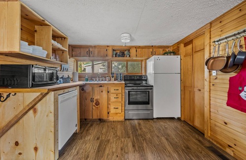 Townsend Cabina | RIVER VIEWS! 1/2 mile to GSMNP! 10 Mins to Cades Cove! Hot Tub! FirePit! Grill!
