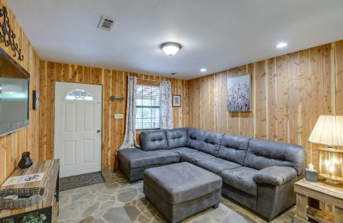 Briceville Casa | Riverfront Briceville Cabin with Patio and Fire Pit!