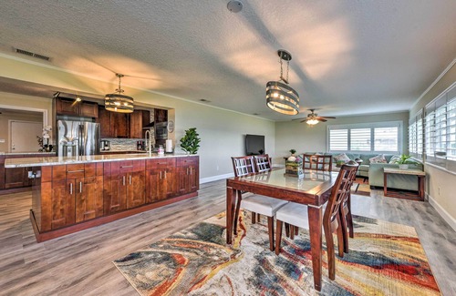 Brown Island Casa | Riverfront Home w/ Dock & Deck, Pets Welcome!