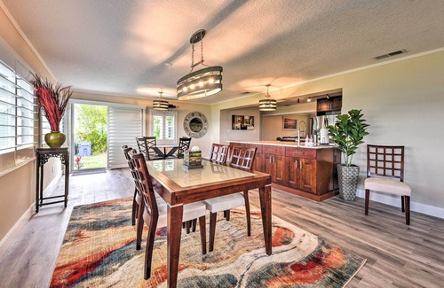Brown Island Casa | Riverfront Home w/ Dock & Deck, Pets Welcome!