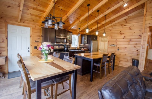 Sears Cabina | Riverfront | Hot Tub, Fireplace, Kayaks & Tubes