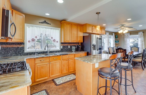 Kresgeville Casa | Riverfront Kresgeville Getaway Near Blue Mountain!