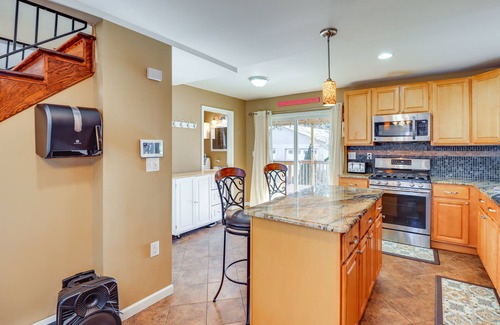Kresgeville Casa | Riverfront Kresgeville Getaway Near Blue Mountain!