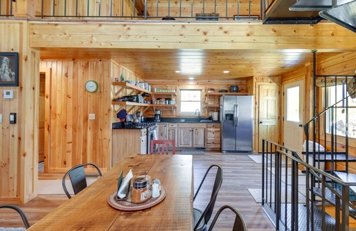 Groton Cabina | Riverfront Rumney Vacation Rental w/ Fire Pit!