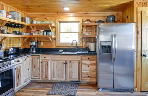 Groton Cabina | Riverfront Rumney Vacation Rental w/ Fire Pit!