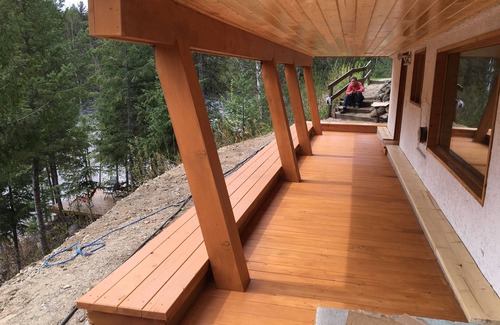 Clearwater Casa | Riverside Guest House con vistas al río Clearwater que drena Wells Gray Park