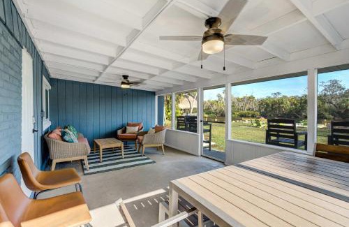 Braden River Apartamento | Riverside Luau Tiki Hut Fire Pit & Outdoor Fun
