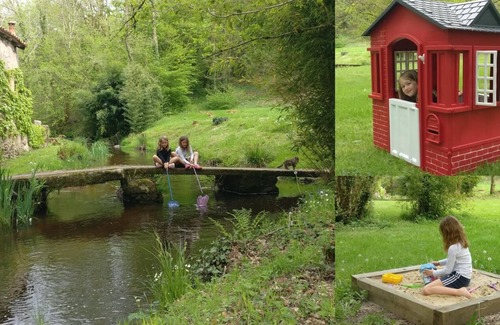 Busserolles Casa | Riverside Mill a poca distancia del pueblo con restaurante / bar y panadería
