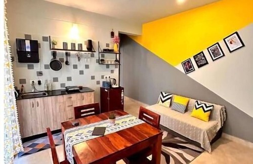 Nagoa Apartamento | Rock ‘n’ Roll | 1 BHK w pool Arpora