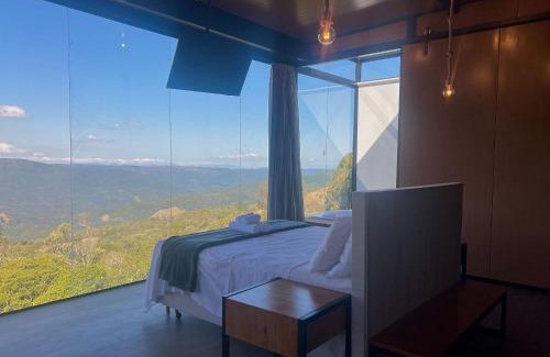 Anitapolis Apartamento | Cabaña romántica con vista a la montaña VST035