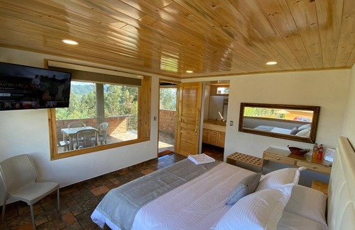 Chiquinquira Apartamento | Romántica cabaña con vista a la ciudad, 10 min del centro