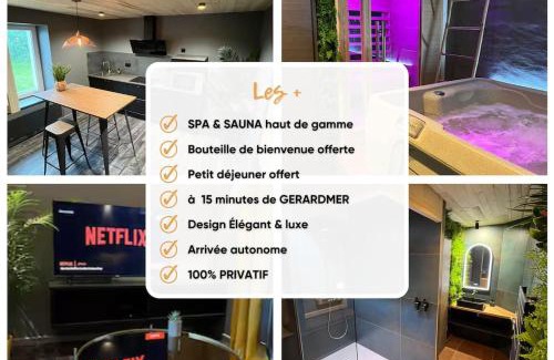 Laveline-devant-Bruyeres Apartamento | Romantic home spa