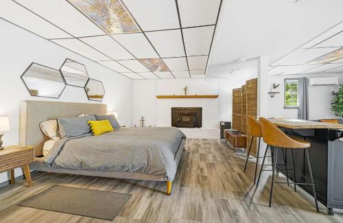 Leicester Apartamento | Romantic Garden Studio - 1br - Indoor Fireplace
