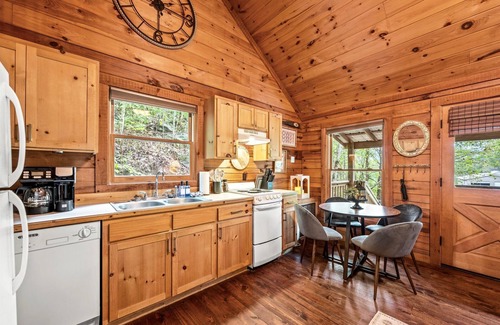 Townsend Cabina | Romantic, Hot Tub, Game Room, walk to bike path