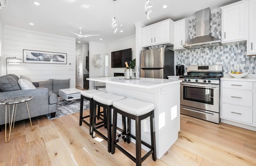 Seagrove Beach Casa | Romantic New Home for 2-Private Hot Tub/ Secluded Patio-260 Steps to Beach-Bikes