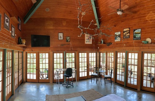Scenic View West Casa | Romantic Secluded Studio with private Koi Pond and huge Natural Pool