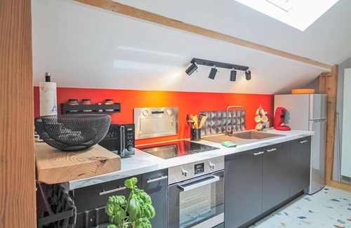 Saint-Quirin Apartamento | Apartamento en Saint Quirin cerca del estanque