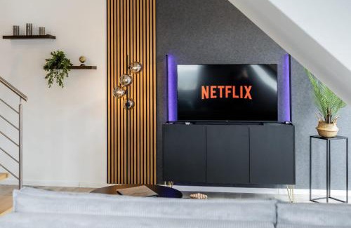 Rheda-Wiedenbruck Apartamento | Roof-Suite 02 I Aufzug I BBQ I WiFi I Balkon I TV