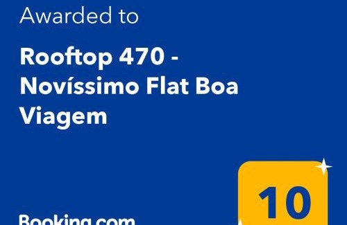 Boa Viagem Apartamento | Rooftop 470 - Novíssimo Flat Boa Viagem