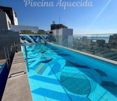 Centro Apartamento | Rooftop com piscina, conforto a 15 min de Copacabana, ao lado do Museu do Amanhã