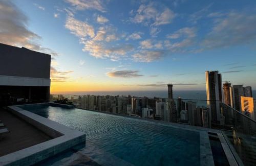 Meireles Apartamento | Rooftop com vista para o mar